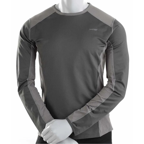 Altra Other - Altra Dual-Tex Long Sleeve Shirt Men’s Small Running Shirt Shadow Gray “New”